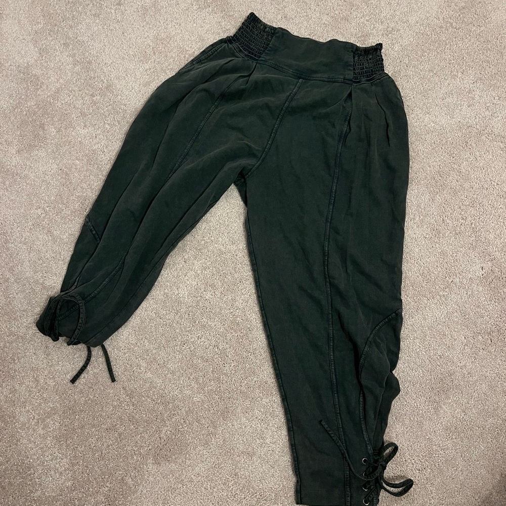 Green Free People Pants